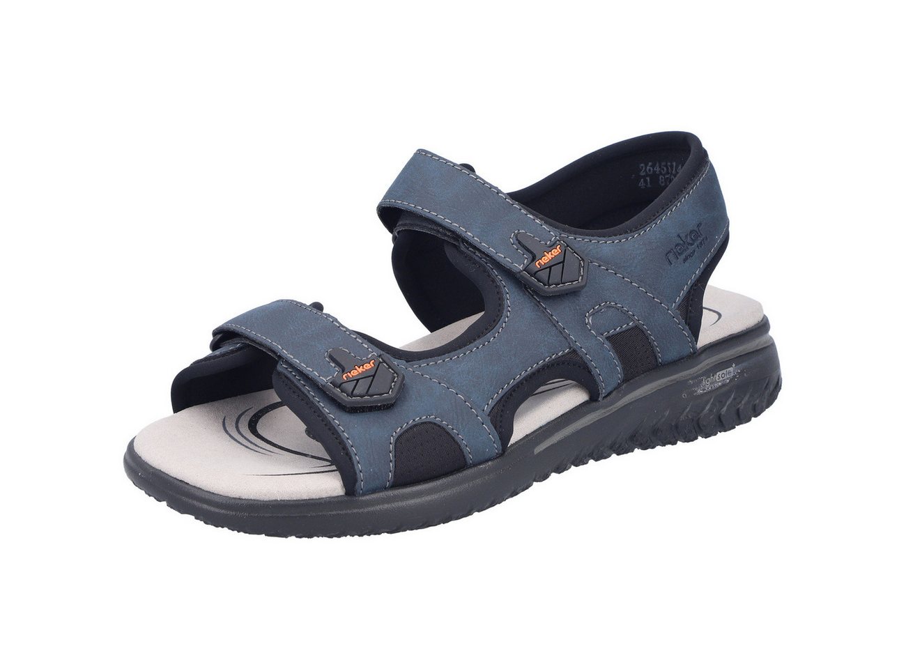 Rieker Midnight Schwarz Sandale
