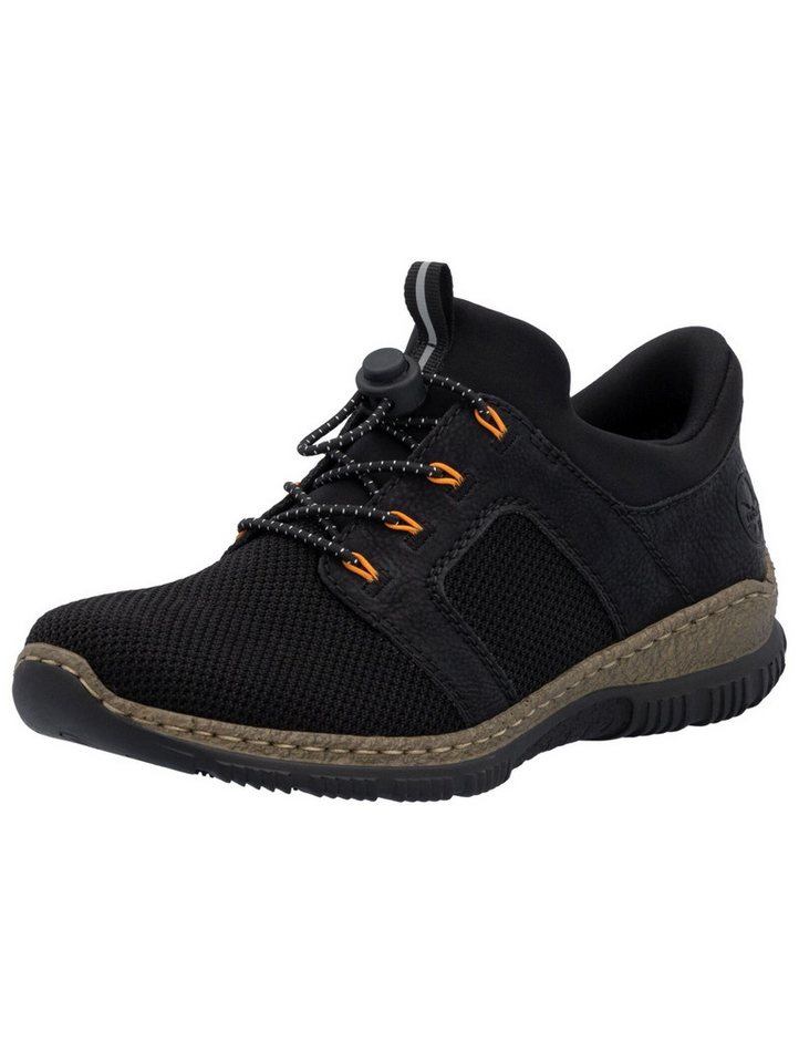 Rieker Sneaker Textil Sneaker (schwarz)
