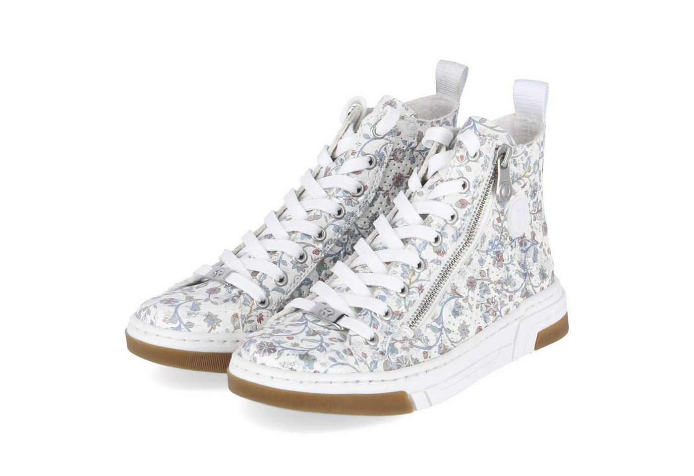 Rieker N3945-92 Damen Synthetik mehrfarbig Schnürstiefel