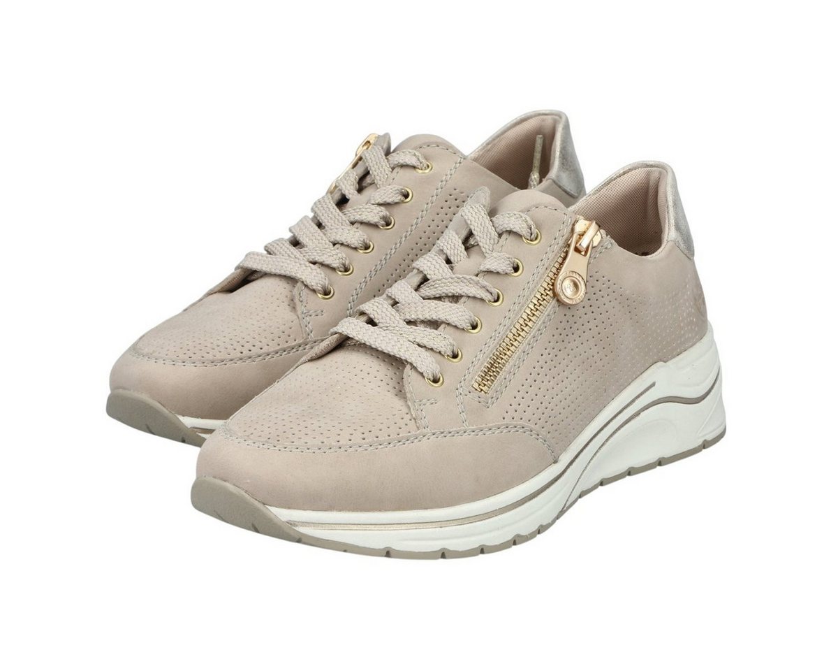 Rieker N9517 (Kunstleder) beige Damen Sneaker