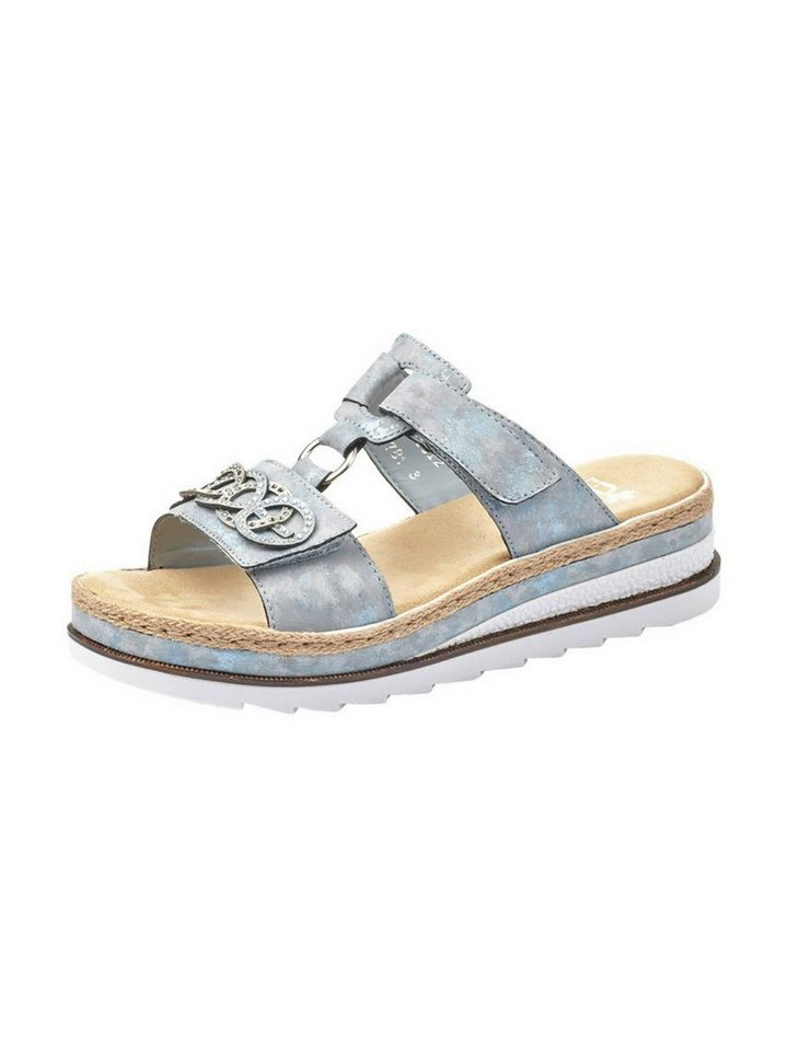 Rieker Pantolette (1-tlg) (blau)