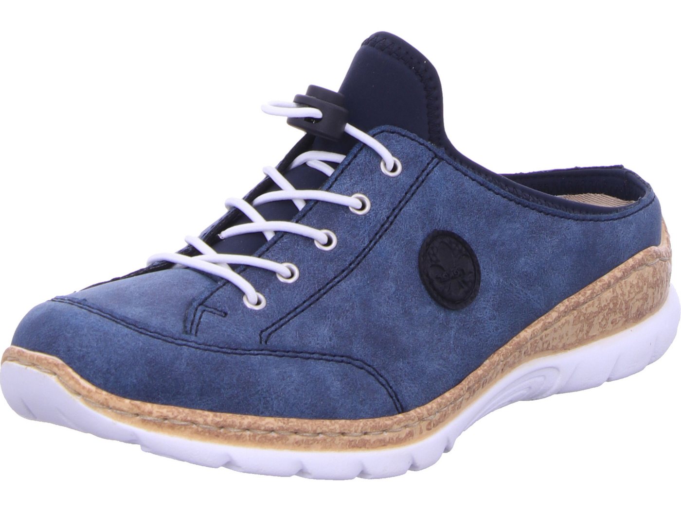 Rieker Pantolette (blau/schwarz)