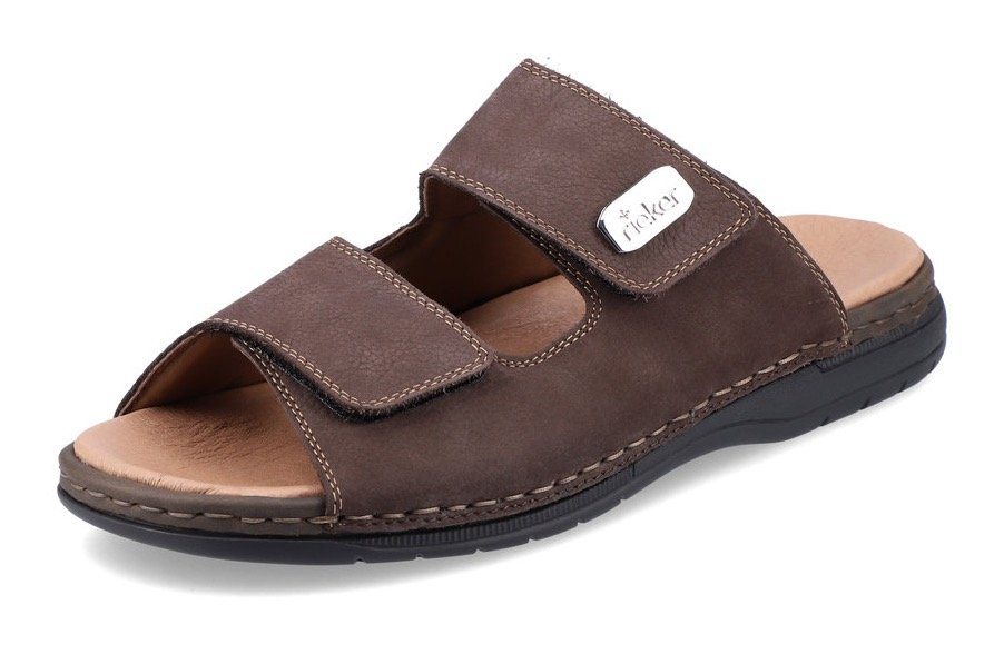 Rieker Pantolette Klettschuh, Sandale, Sommerschuh mit praktischem Klettverschluss