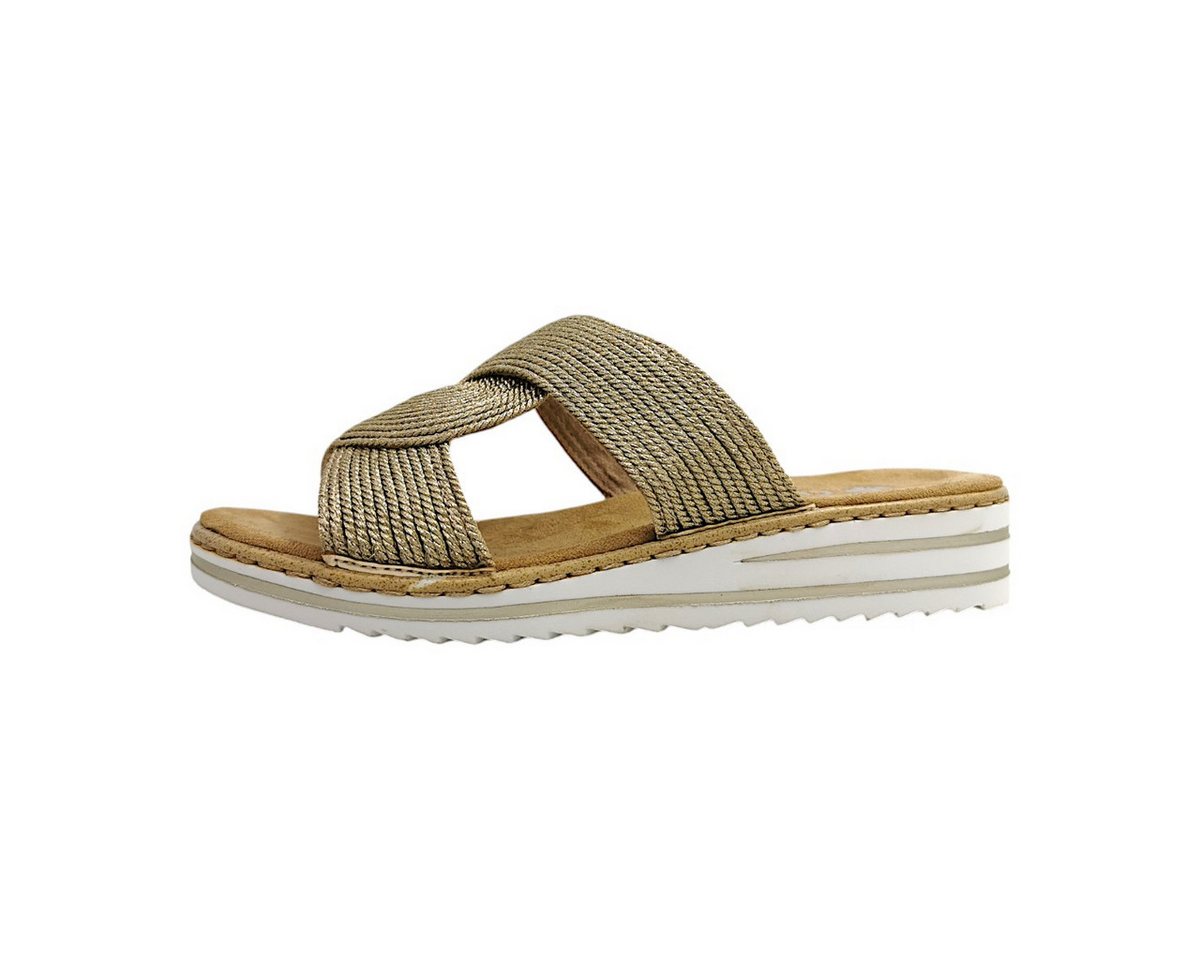 Rieker Pantolette Sandale (gold)