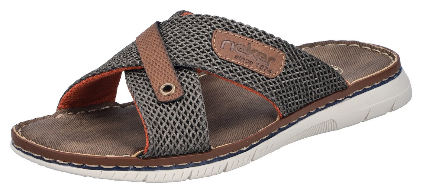 Rieker Pantolette Sommerschuh, Hausschuh, Strandschuh zum Schlupfen