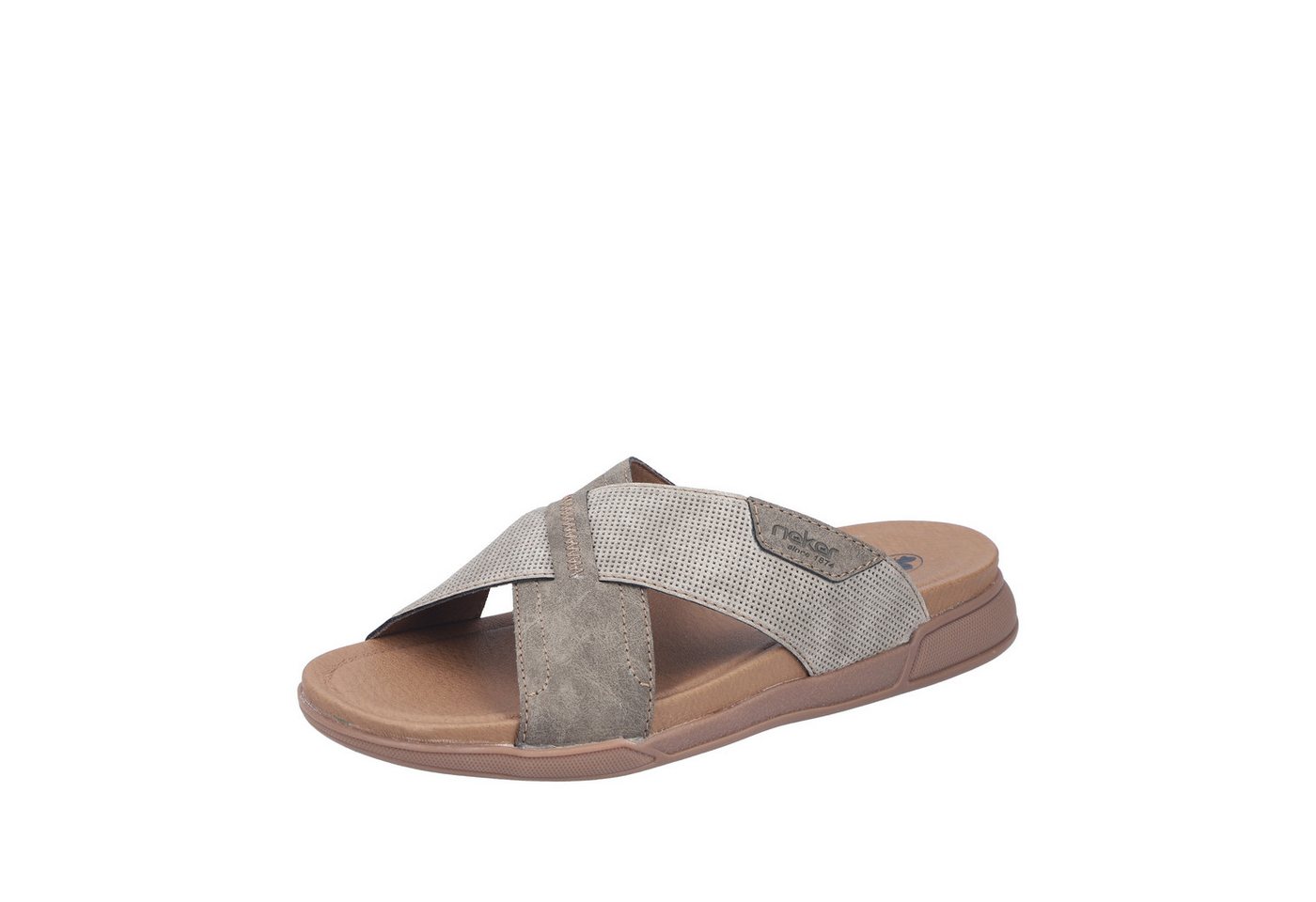 Rieker Pantolette Sommerschuh, Hausschuh, Urlaubsschuh in bequemer Form