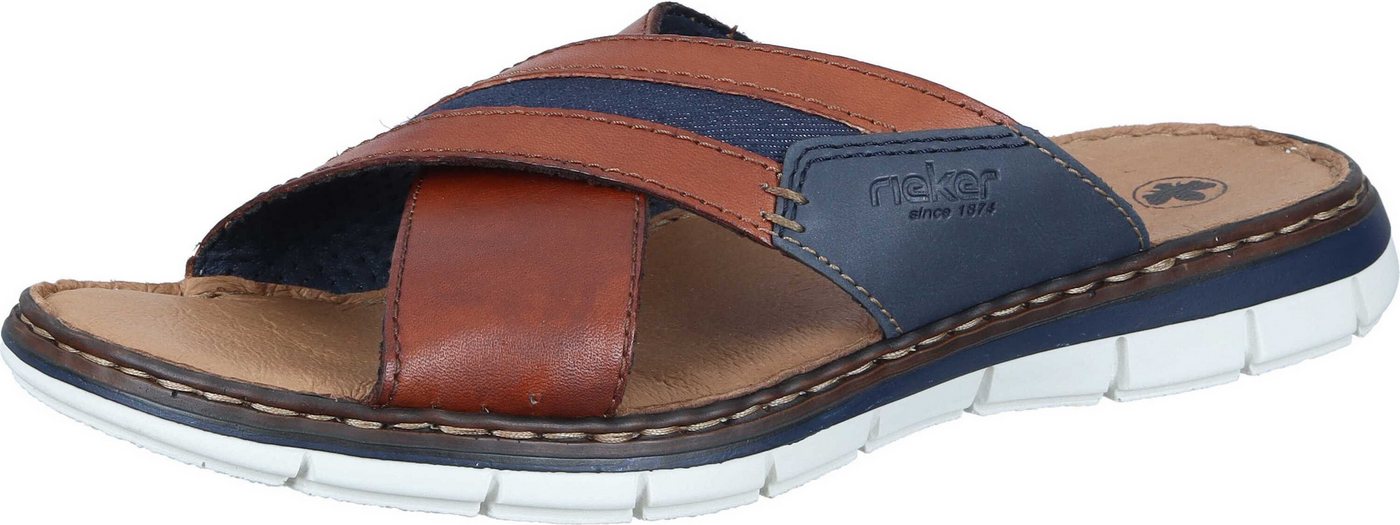 Rieker Pantoletten Pantolette aus echtem Leder