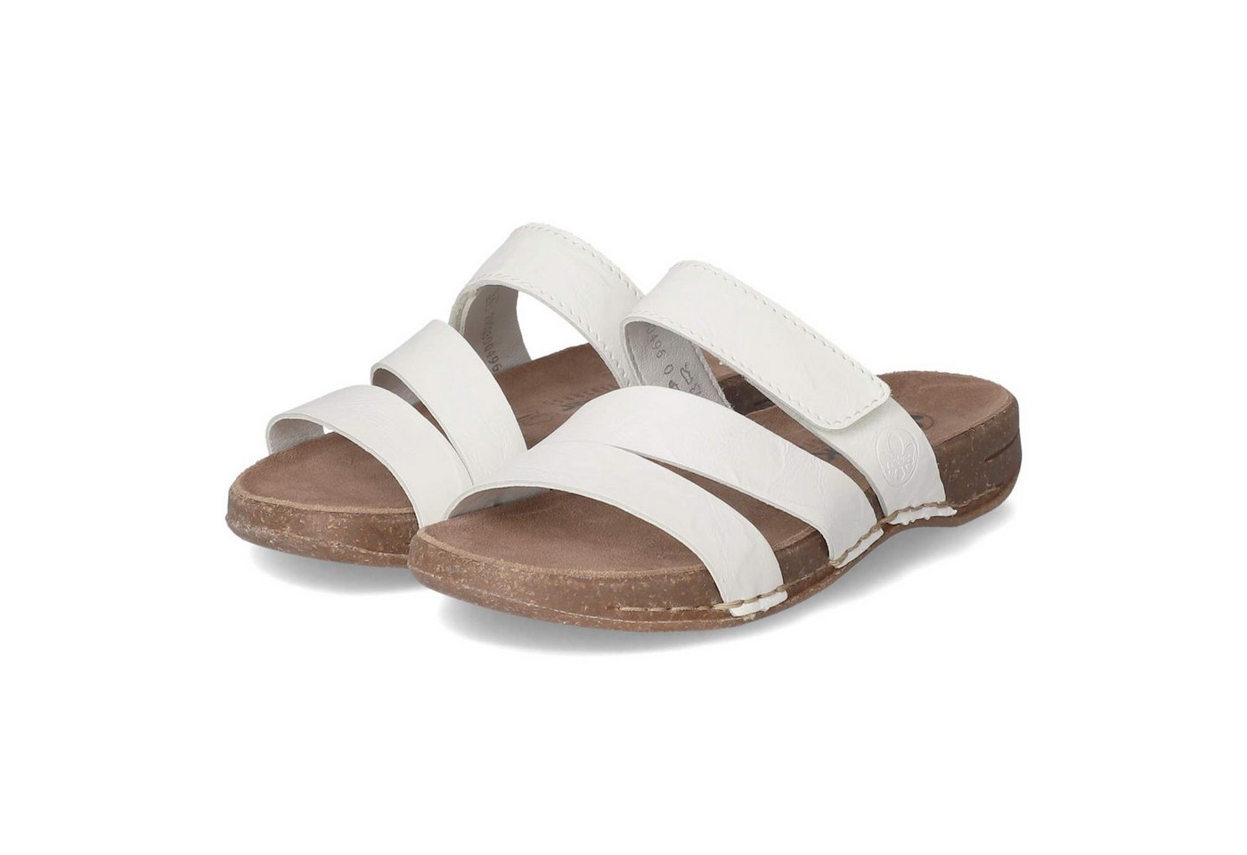 Rieker Pantoletten Pantolette (weiß)