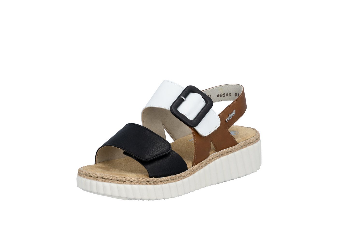 Rieker Plateausandale Sommerschuh, Sandalette, Keilabsatz, in bequemer Form