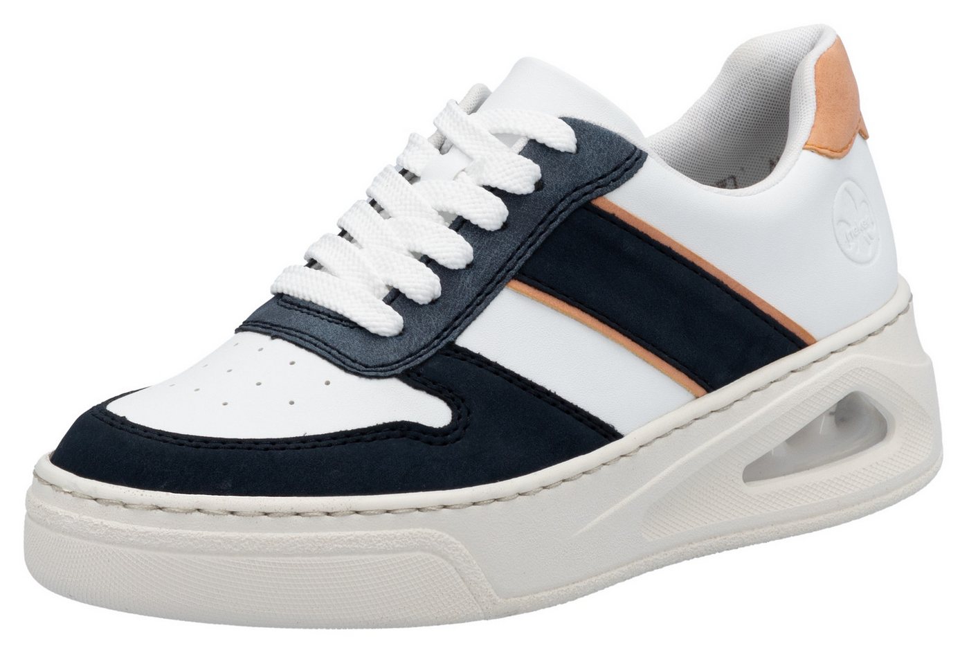 Rieker Plateausneaker, Basket-Sneaker, Schnürschuh, Halbschuh mit Rieker Air Ausstattung