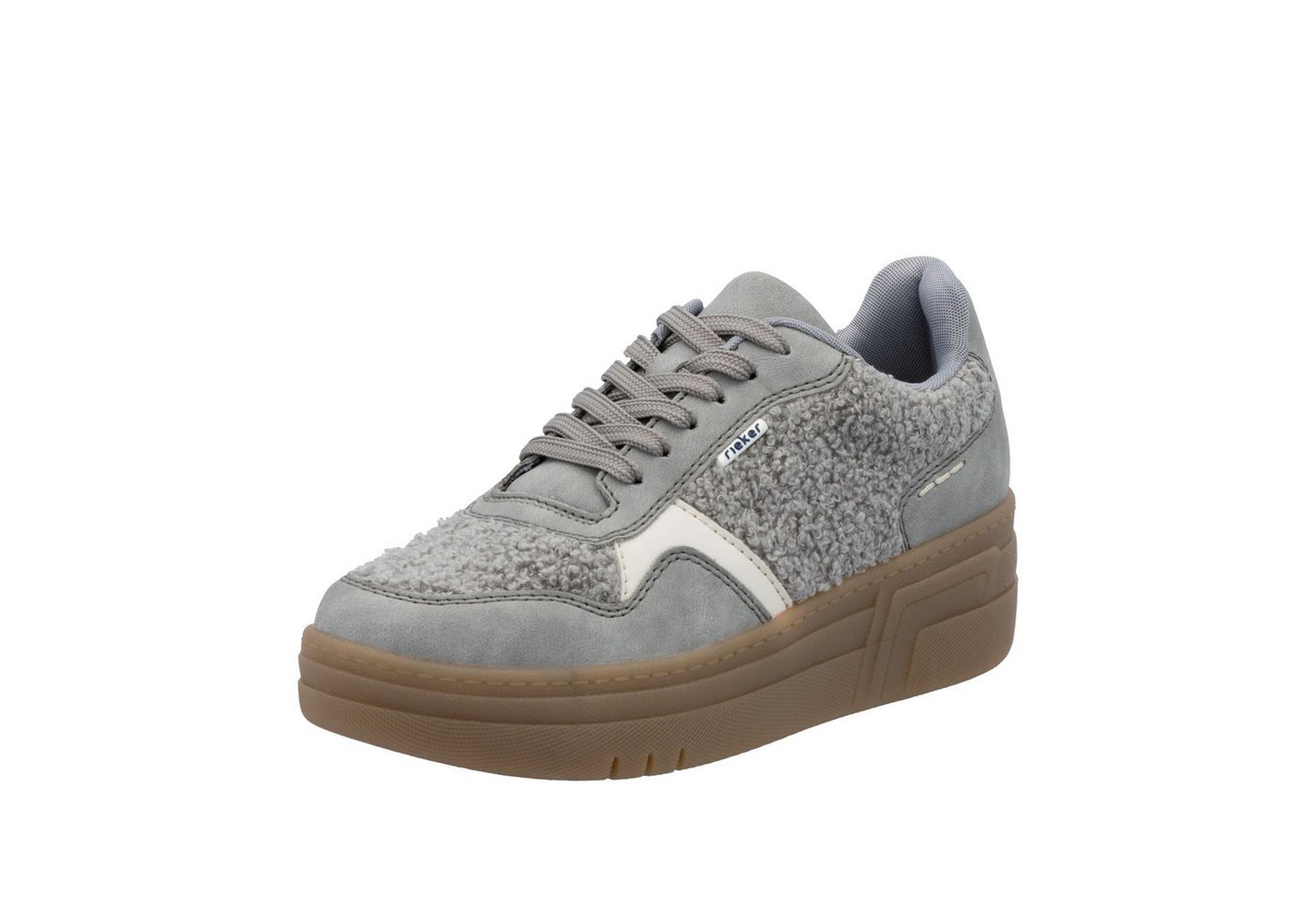 Rieker Plateausneaker Basket-Sneaker, Schnürschuh, Halbschuh mit weichem Schaftrand
