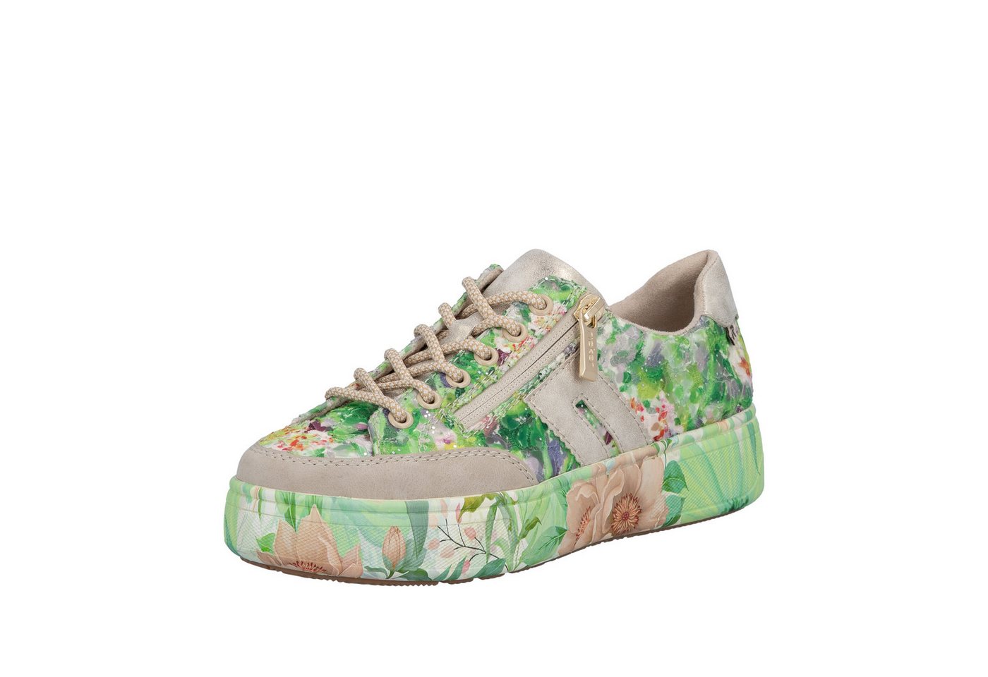 Rieker Plateausneaker Freizeitschuh, Halbschuh, Trend-Sneaker mit seitlichem Reißverschluss
