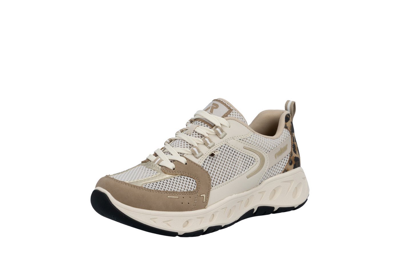 Rieker Plateausneaker Schnürschuh, Freizeitsneaker, Halbschuh mit MemoSoft-Innensohle