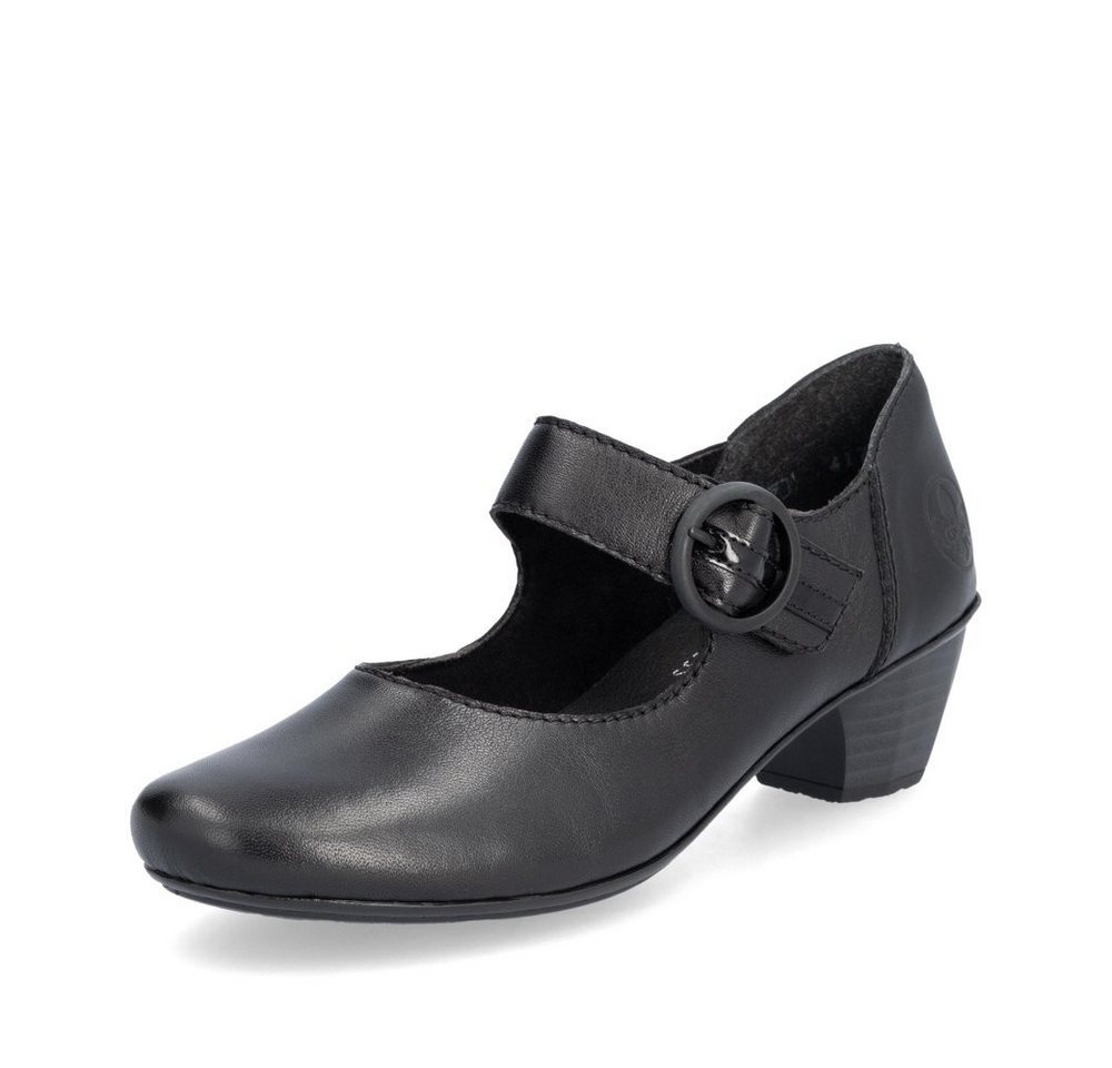 Rieker - Pumps: Lugano/Softlack - Schwarz Pumps
