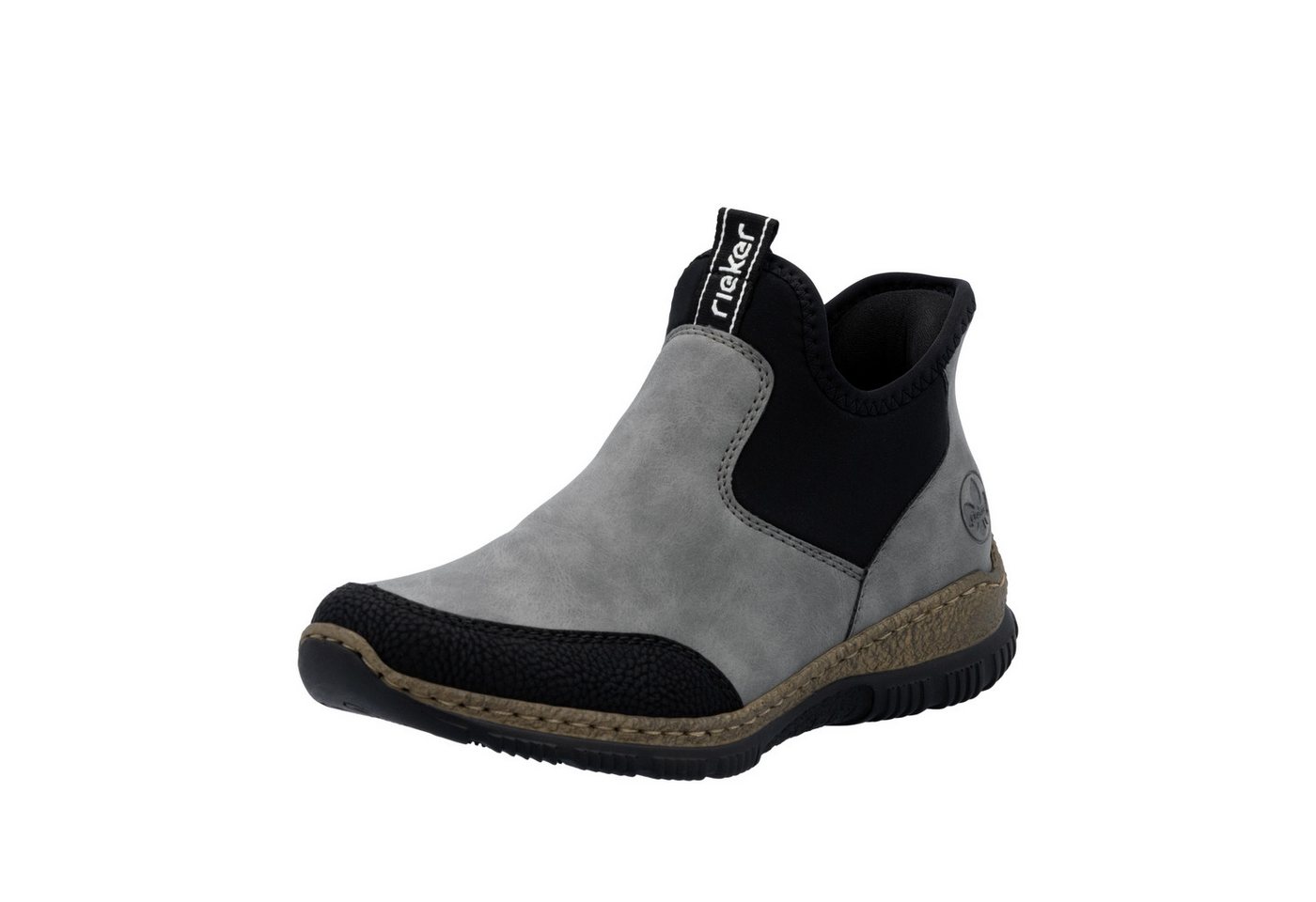 Rieker Ready2GO Slip-On Sneaker Boots, Schlupfschuh, Casual-Sneaker mit MemoSoft-Ausstattung
