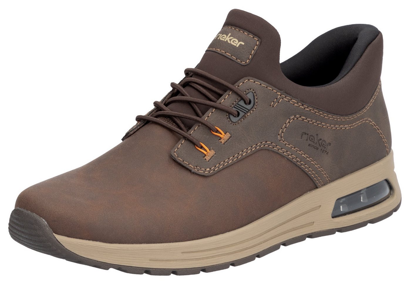 Rieker Ready2GO Slip-On Sneaker, Schlupfschuh, Freizeitschuh Ready2go mit gepolstertem Schaftrand