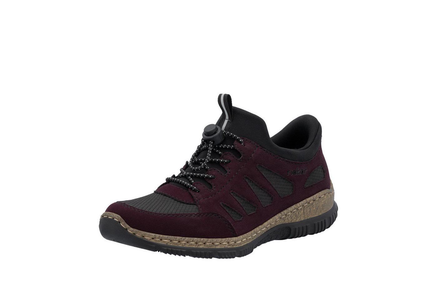 Rieker Ready2GO Slip-On Sneaker Schlupfschuh, Halbschuh, Freizeitschuh, Slipper mit Schnellverschluss