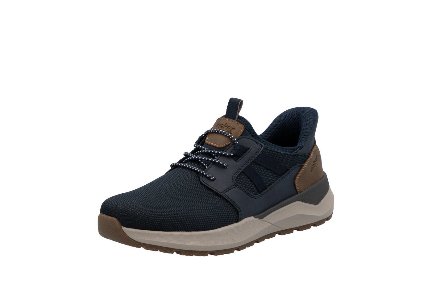 Rieker Ready2GO Slip-On Sneaker Schlupfschuh, Halbschuh, Freizeitsneaker mit Gummizug für guten Sitz