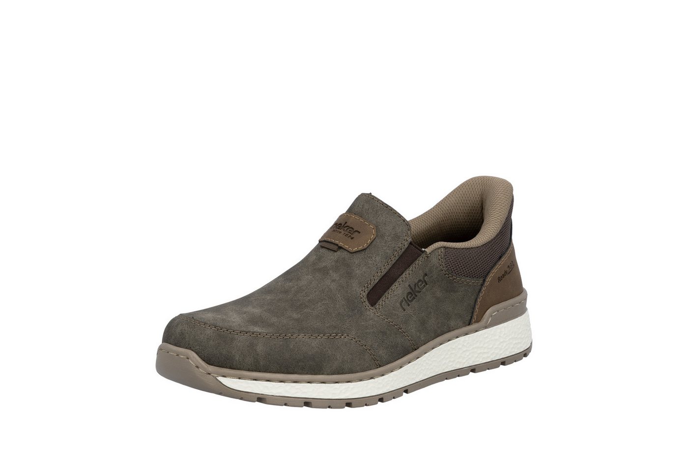 Rieker Ready2GO Slipper Schlupfschuh, Halbschuh, Slip-on Sneaker mit Stretcheinsätze