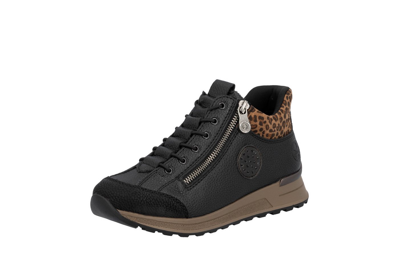Rieker Ready2GO Sneaker Schnürboots, High Top Sneaker, Stiefelette mit Soft-Einlage