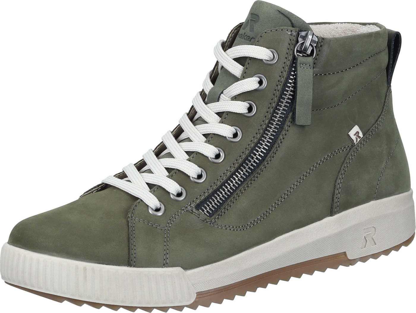 Rieker Stiefeletten Schnürstiefelette aus Textil