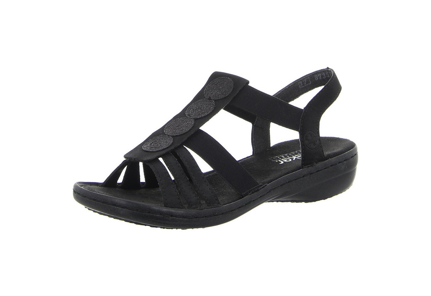 Rieker Riemchensandalette (schwarz)