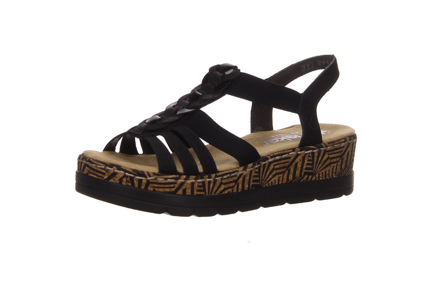 Rieker Riemchensandalette (schwarz)