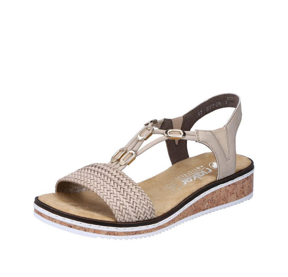 Rieker - Sandalen - Beige Sandalette