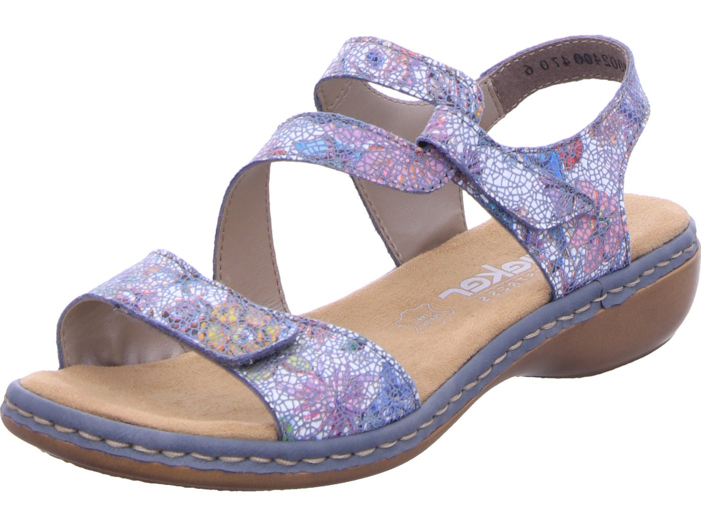 Rieker Sandale echtes Leder (blau)