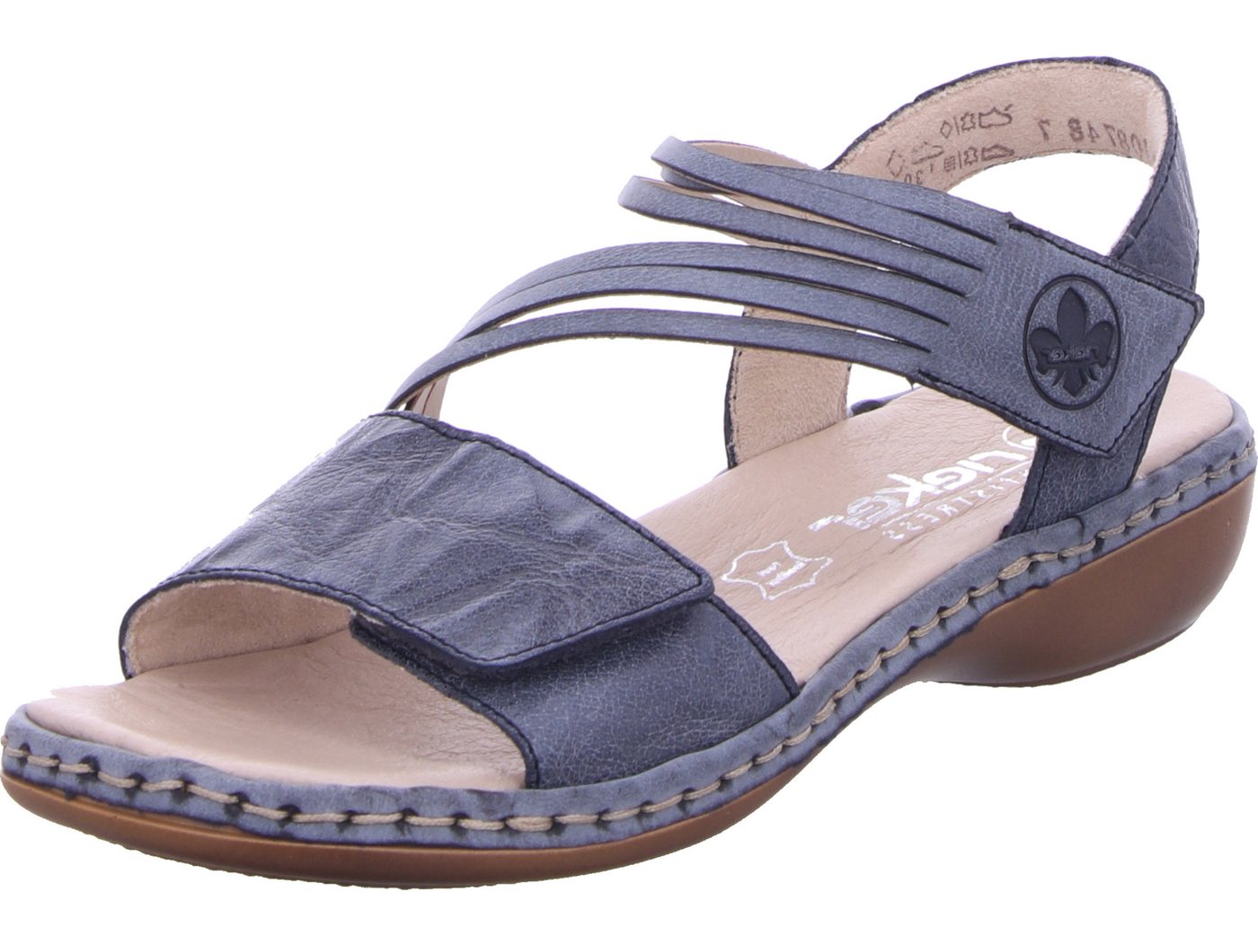 Rieker Sandale echtes Leder (blau)