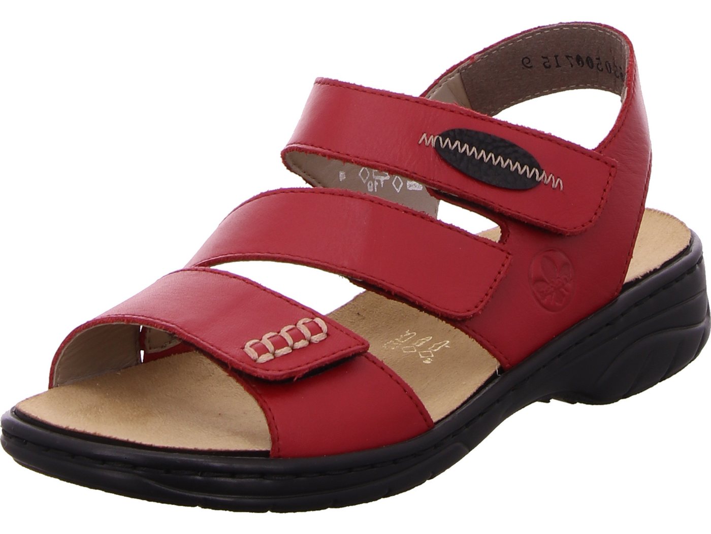 Rieker Sandale echtes Leder (rot)