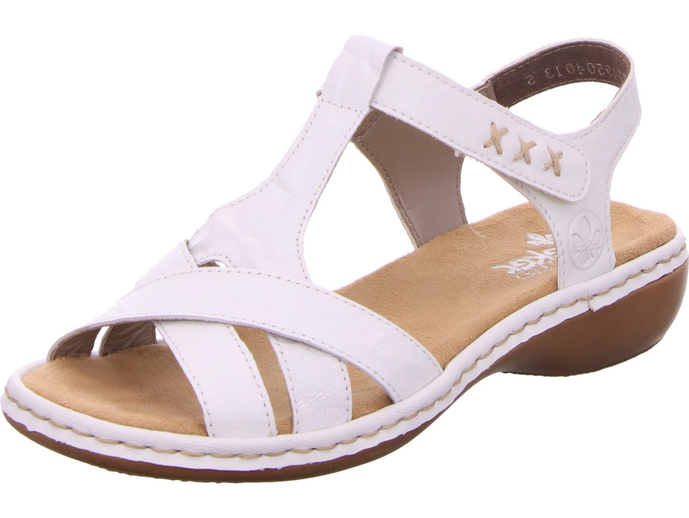 Rieker Sandale echtes Leder (weiß)