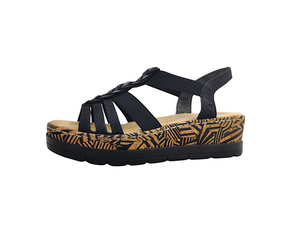 Rieker Sandale Plateausandale