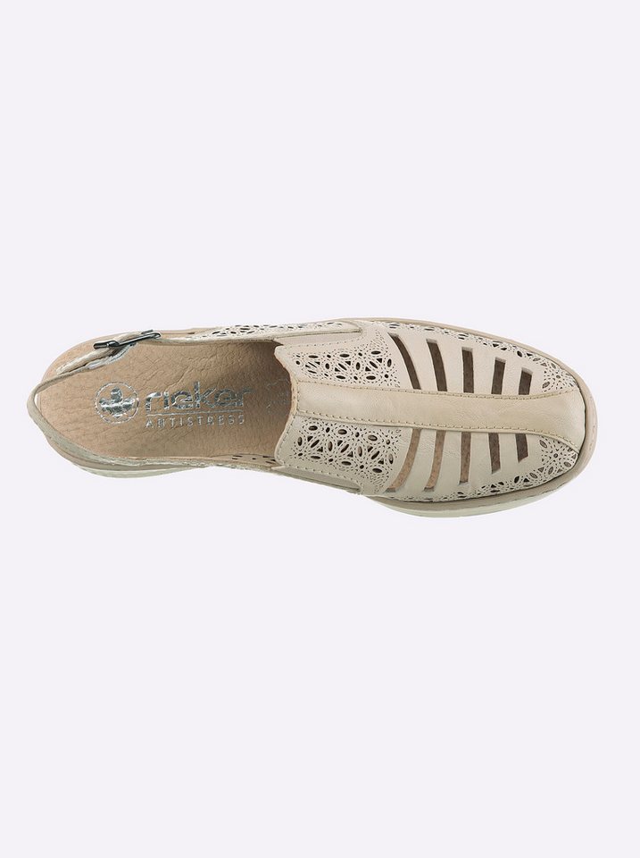 Rieker Sandale Sandalette (beige)