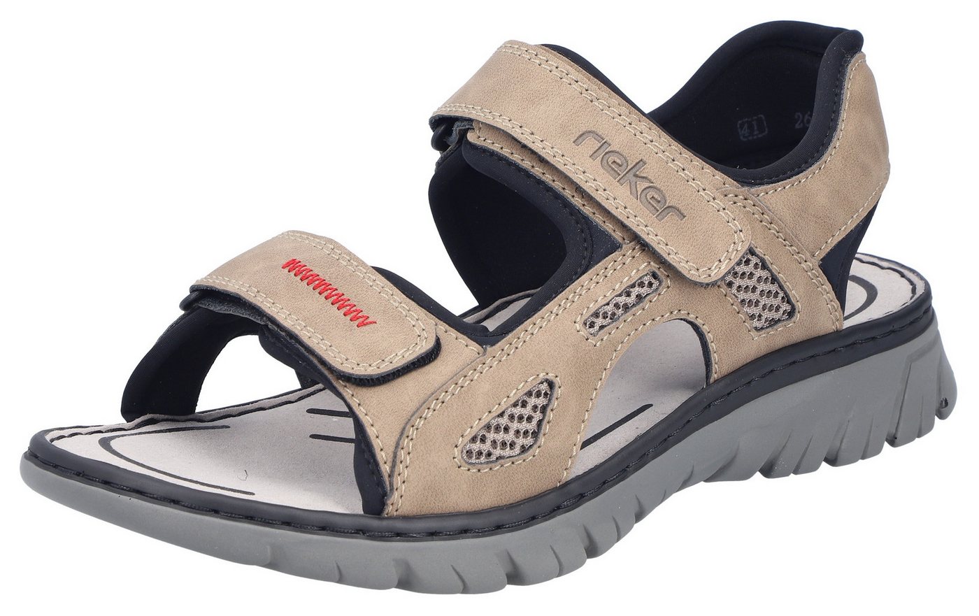 Rieker Sandale Sommerschuh, Klettschuh, Outdoorsandale, in Trekking-Optik