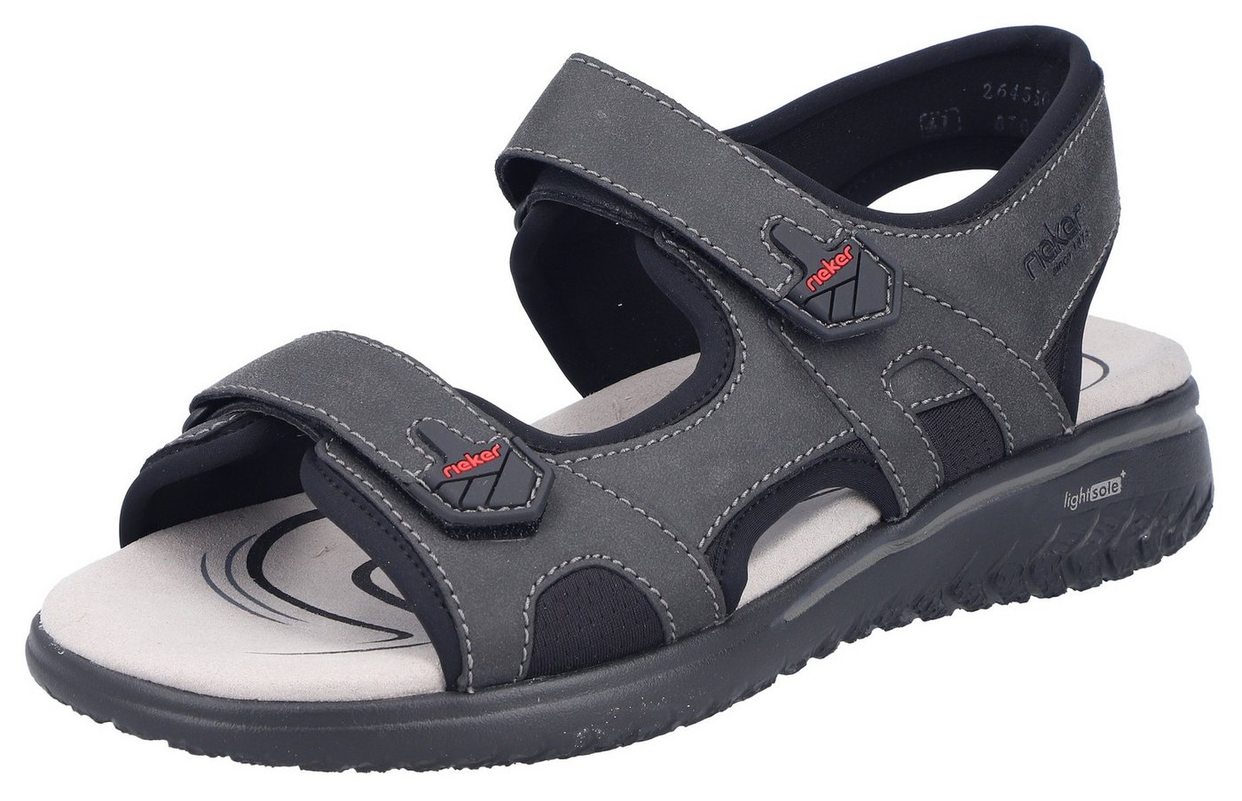 Rieker Sandale Sommerschuh, Klettschuh, Outdoorsandale mit Klettriemchen
