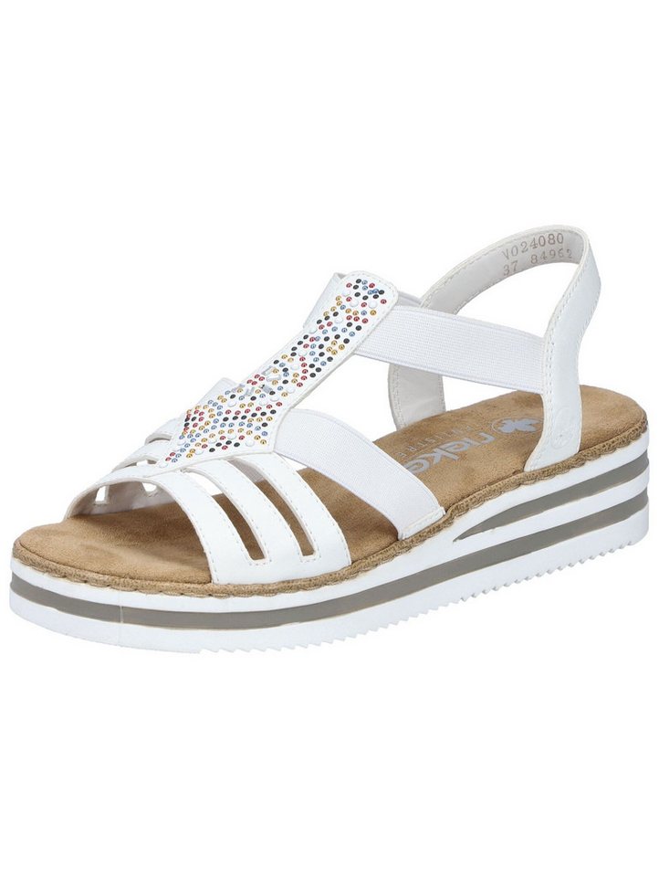 Rieker Sandalen Lederimitat Keilsandalette