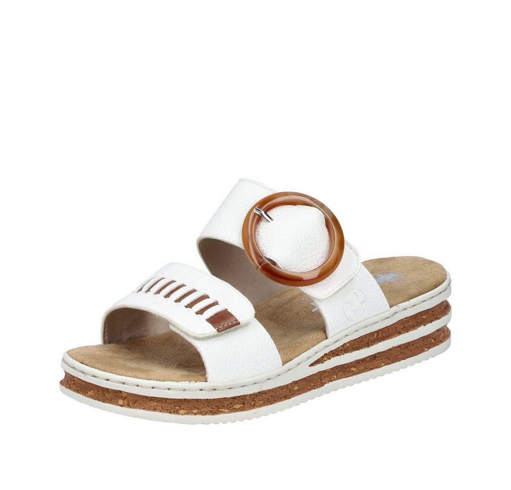 Rieker - Sandalen - Weiß Pantolette