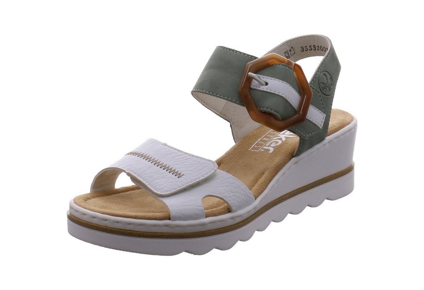 Rieker Sandalette (grün/weiß)