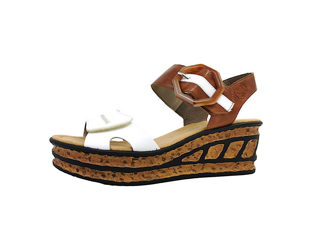 Rieker Sandalette Sandale (weiß)