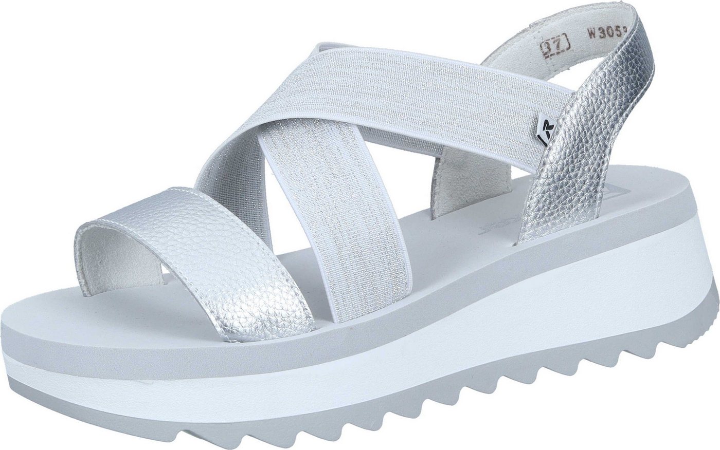 Rieker Sandaletten Sandalette aus echtem Leder