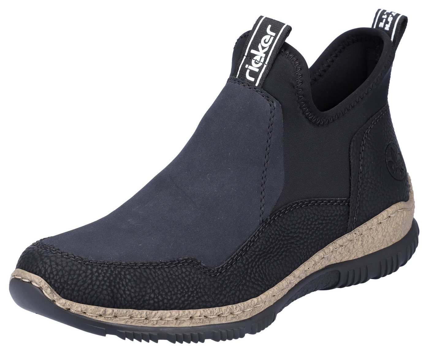 Rieker Schlupfboots mit Logoschriftzug