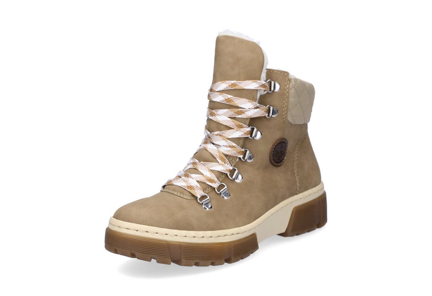 Rieker Damen Schnürboot beige Schnürboots