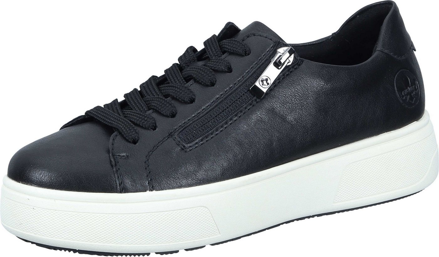 Rieker Schnürer Sneaker aus strapazierfähigem Synthetik