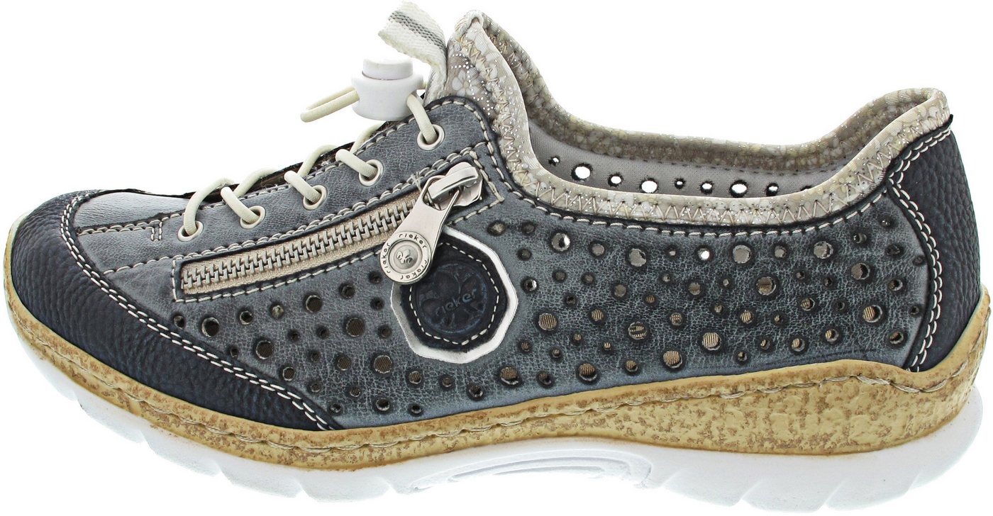 Rieker Schnürschuh (blau)