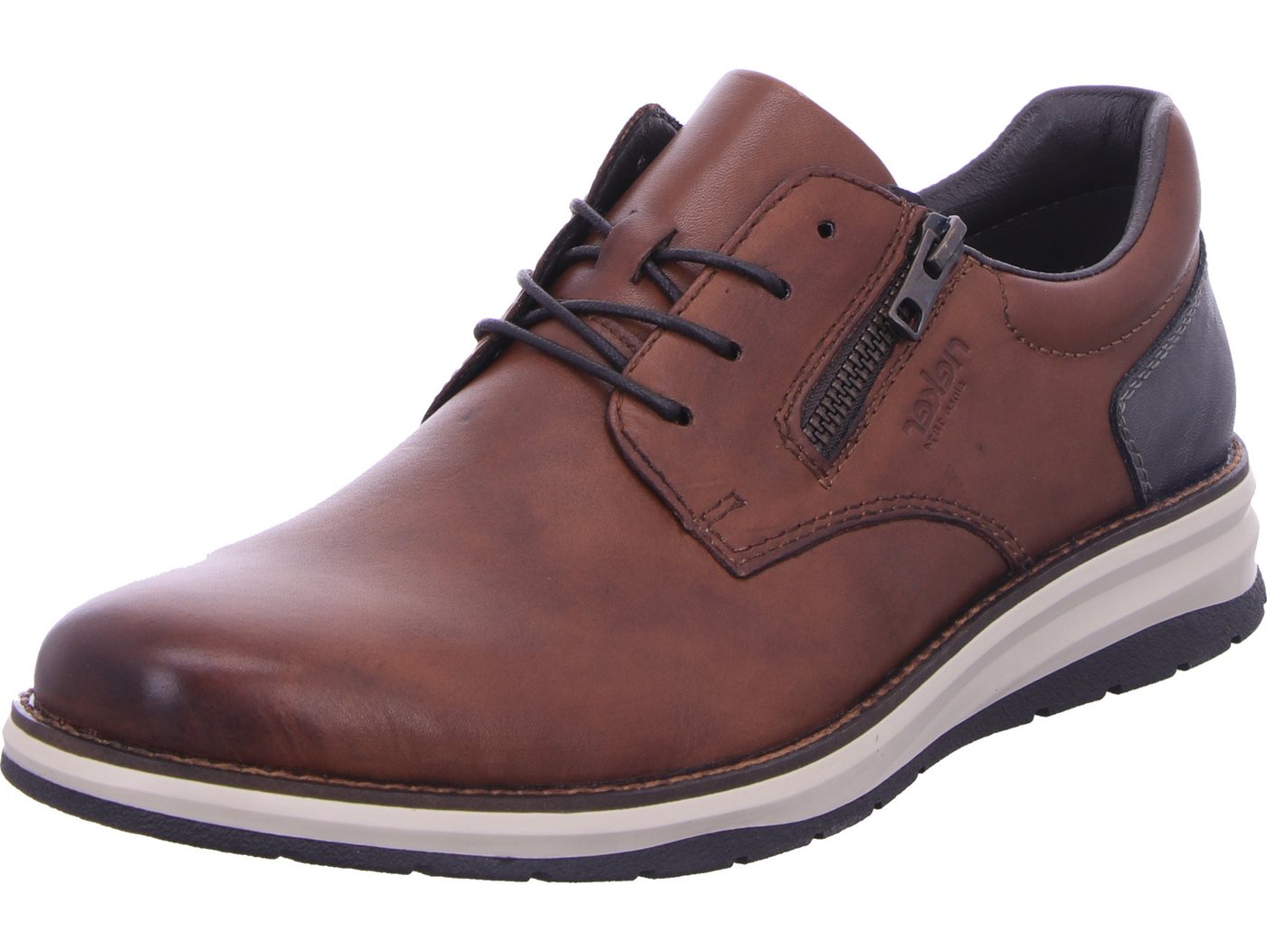 Rieker Schnürschuh echtes Leder (braun)