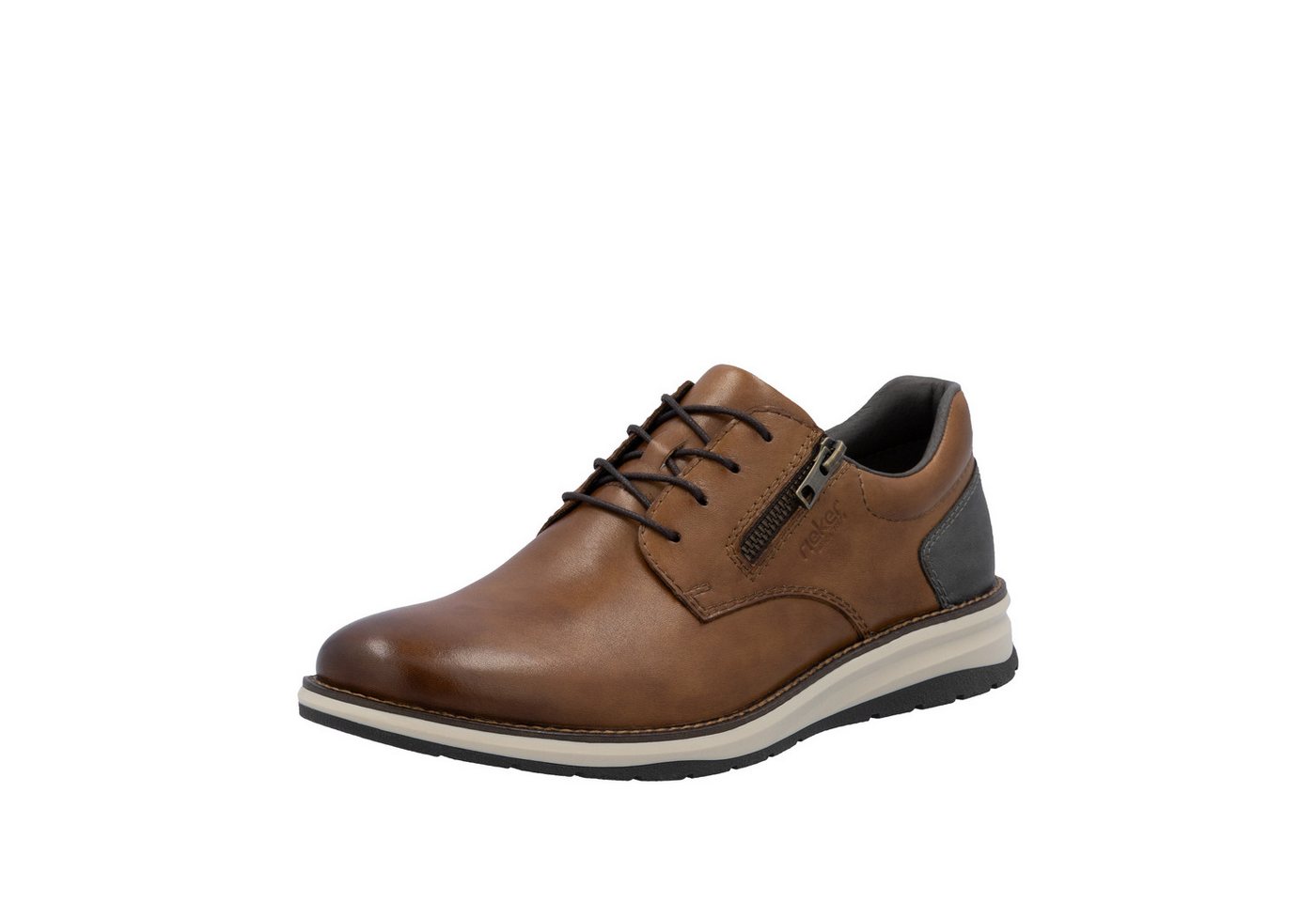 Rieker Schnürschuh Festtagsschuh, Halbschuh, Business-Schnürer mit weicher Innensohle