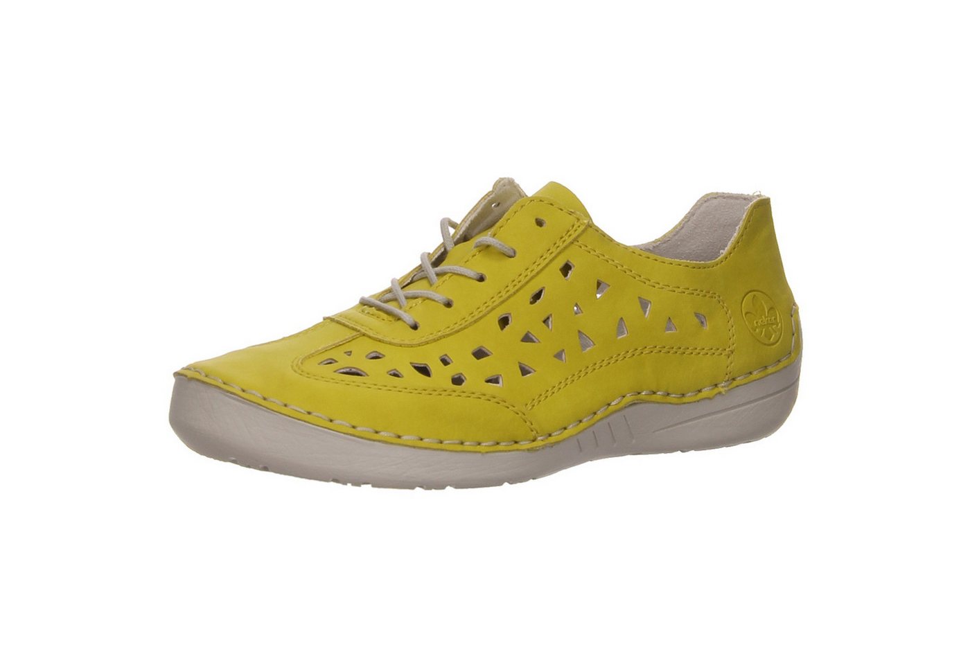 Rieker Schnürschuh (gelb/orange)