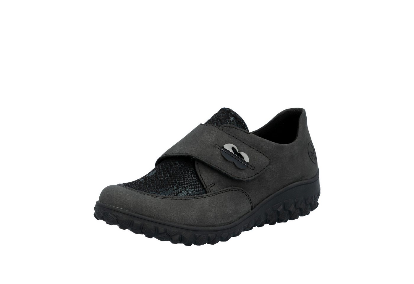 Rieker Schnürschuh (grau/schwarz)