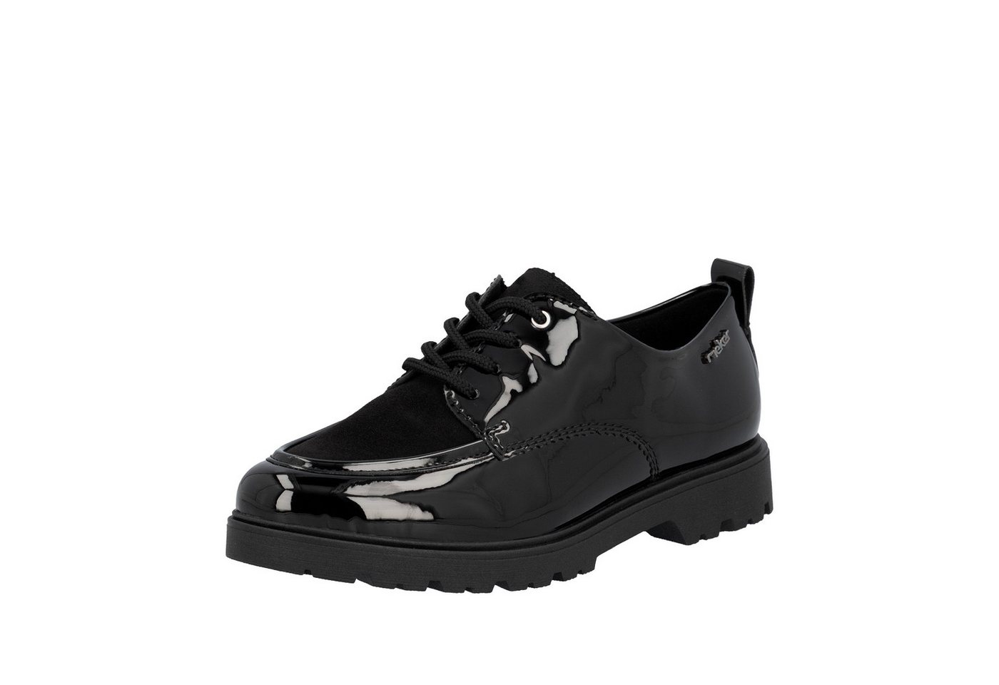 Rieker Schnürschuh Loafer, Halbschuh, Business-Schuh mit weicher Innensohle